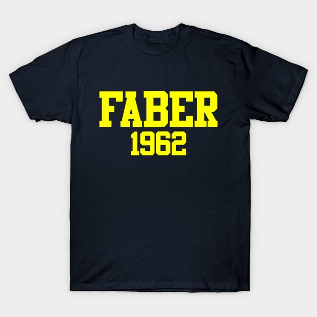 Faber 1962 T-Shirt by GloopTrekker